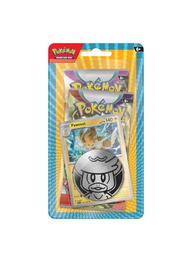 Pokemon TCG : Pawmot Card with 2 Booster packs & Coin - Image 2
